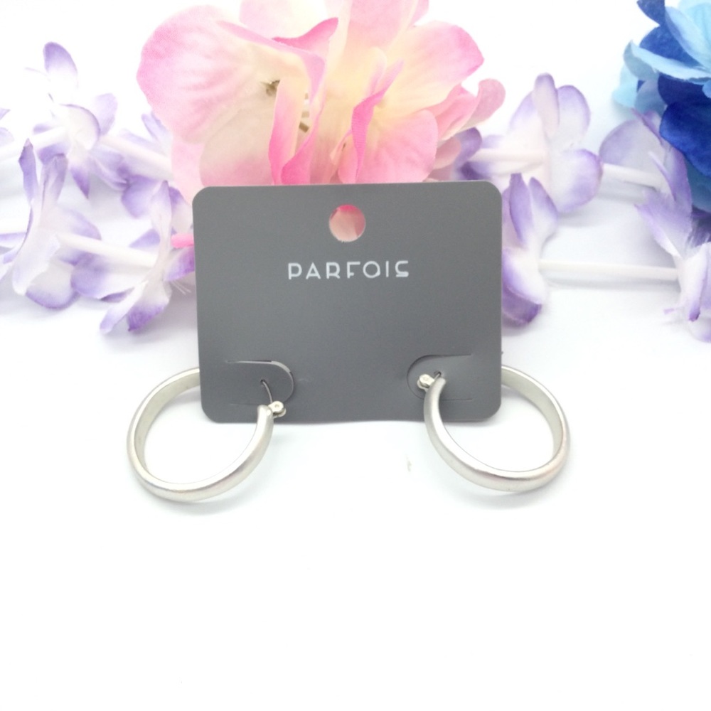 Parfois Silver Hoop Earrings